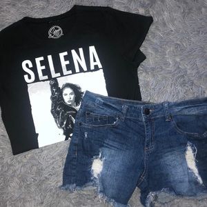 Selena tee & short bundle !